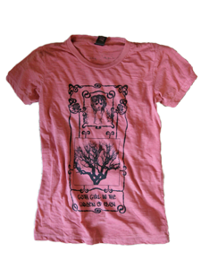 SOLD OUT cherry s/s burnout tshirt ~ garden of eden