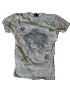SOLD OUT Reflective Girl ~ green burnout tee