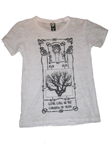 SOLD OUT s/s burnout tshirt ~ Furlesque garden of eden