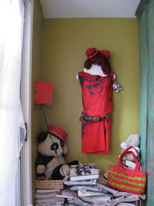 furlesque red dress "mash-up"