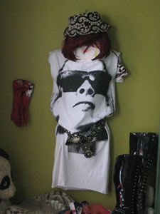 furlesque white dress "mash-up"