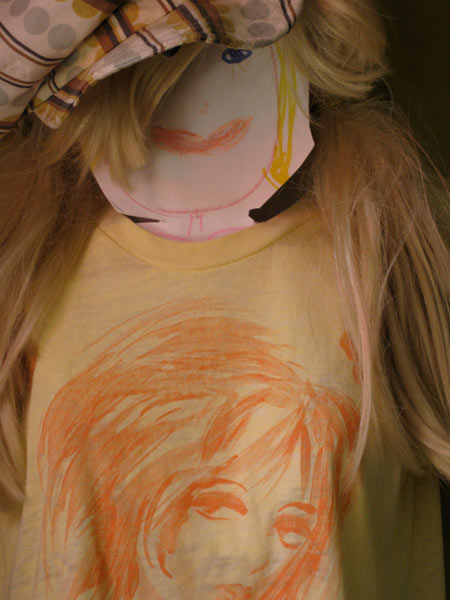 cutie cute cute yellow reflective girl tee